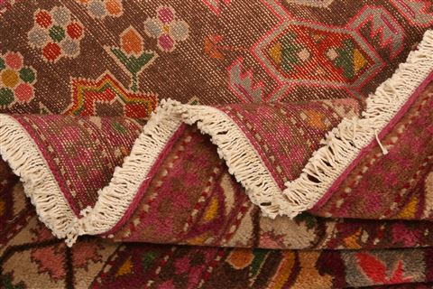 Kazak Brown Hand Knotted 42 X 67 Area Rug 253-26588 Image 3