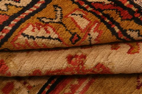 Kazak Yellow Hand Knotted 44 X 62 Area Rug 253-26589 Image 6