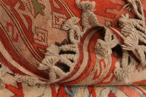 Kazak Red Hand Knotted 63 X 82 Area Rug 253-26590 Image 3