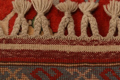 Kazak Red Hand Knotted 63 X 82 Area Rug 253-26590 Image 8