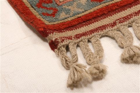 Kazak Red Hand Knotted 63 X 82 Area Rug 253-26590 Image 9