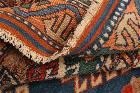Kazak Blue Hand Knotted 66 X 69 Area Rug 100-26591 Image 3