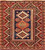 Kazak Blue Hand Knotted 66 X 69  Area Rug 100-26591 Thumb 0