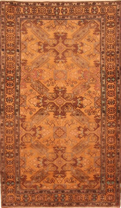 Kazak Yellow Hand Knotted 41 X 611 Area Rug 253-26592 Image 0