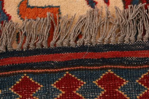 Kazak Red Square Hand Knotted 58 X 58 Area Rug 253-26593 Image 8
