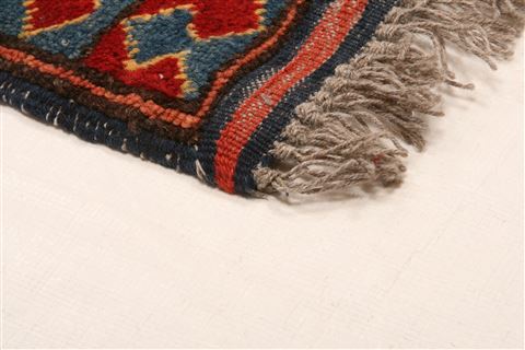 Kazak Red Square Hand Knotted 58 X 58 Area Rug 253-26593 Image 9