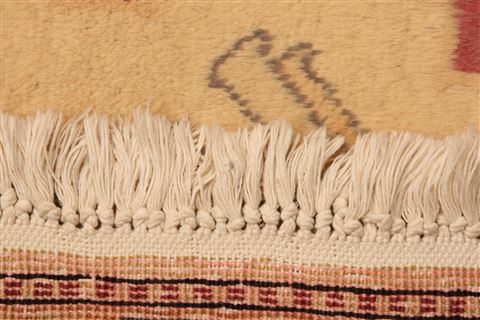 Kazak Beige Hand Knotted 46 X 610 Area Rug 100-26594 Image 7