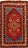 Kazak Red Hand Knotted 45 X 75  Area Rug 253-26595 Thumb 0