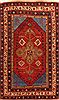 Kazak Red Hand Knotted 45 X 75 Area Rug 253-26595 Thumb 0