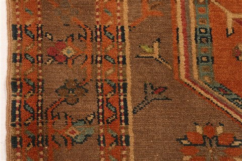Kazak Orange Hand Knotted 310 X 72 Area Rug 253-26596 Image 14