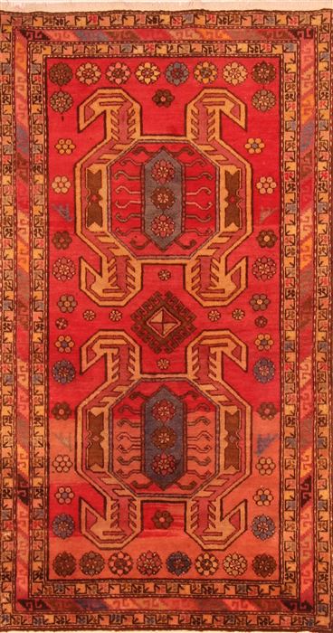 Kazak Red Hand Knotted 311 X 73 Area Rug 253-26597 Image 0