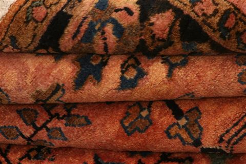 Sarouk Orange Hand Knotted 45 X 64 Area Rug 253-26598 Image 5