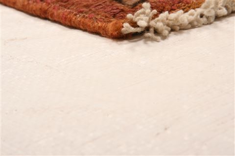 Sarouk Orange Hand Knotted 45 X 64 Area Rug 253-26598 Image 8