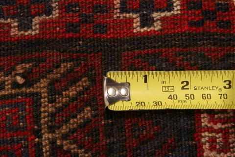 Baluch Red Hand Knotted 50 X 92 Area Rug 253-26599 Image 16