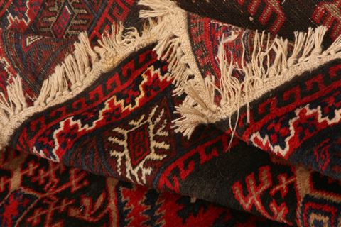 Baluch Red Hand Knotted 50 X 92 Area Rug 253-26599 Image 5