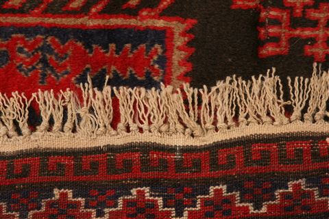 Baluch Red Hand Knotted 50 X 92 Area Rug 253-26599 Image 8