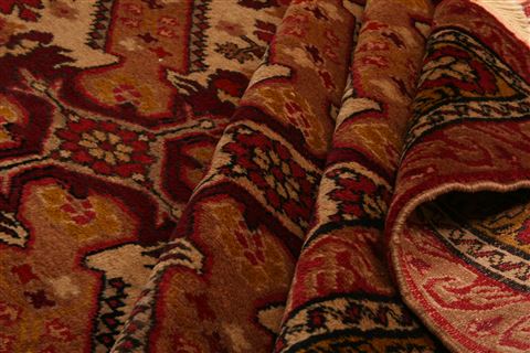 Kazak Beige Hand Knotted 57 X 80 Area Rug 253-26600 Image 3
