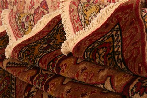 Kazak Beige Hand Knotted 57 X 80 Area Rug 253-26600 Image 4