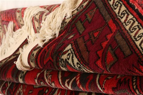 Kazak Red Hand Knotted 45 X 64 Area Rug 253-26601 Image 3
