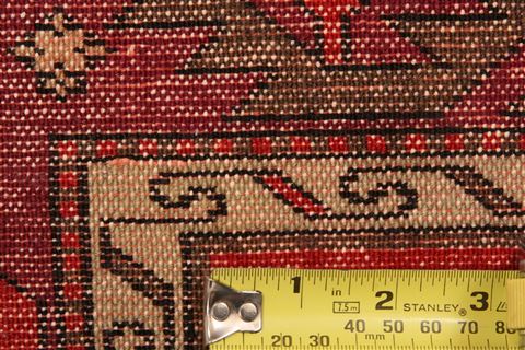 Kazak Red Hand Knotted 45 X 64 Area Rug 253-26601 Image 6