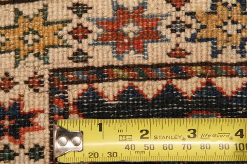 Kazak Orange Hand Knotted 46 X 65 Area Rug 253-26602 Image 1