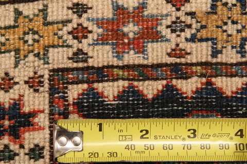 Kazak Orange Hand Knotted 46 X 65 Area Rug 253-26602 Image 4