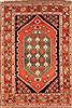 Kazak Orange Hand Knotted 46 X 65 Area Rug 253-26602 Thumb 0
