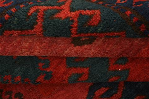 Kazak Red Hand Knotted 410 X 70 Area Rug 253-26604 Image 4
