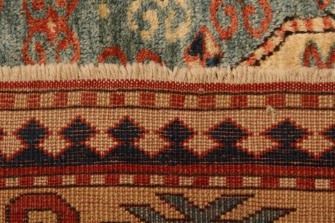 Kazak Beige Hand Knotted 56 X 710 Area Rug 253-26605 Image 8