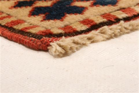 Kazak Beige Hand Knotted 56 X 710 Area Rug 253-26605 Image 9