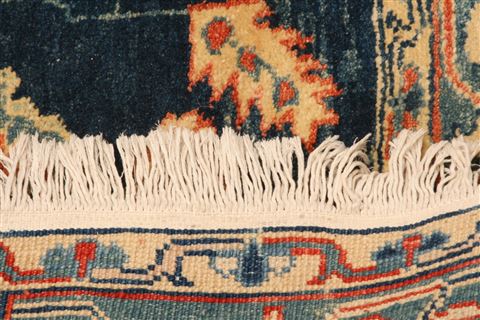 Karajeh Blue Hand Knotted 46 X 65 Area Rug 253-26606 Image 9
