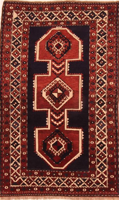 Kazak Brown Hand Knotted 43 X 611 Area Rug 253-26607 Image 0