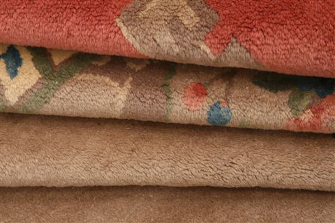Asian Inspired Beige Hand Knotted 42 X 69 Area Rug 100-26609 Image 14