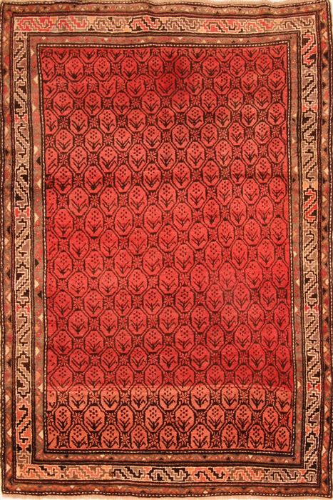 Shirvan Red Hand Knotted 45 X 68 Area Rug 253-26610 Image 0