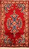 Nahavand Red Hand Knotted 35 X 57 Area Rug 253-26615 Thumb 0