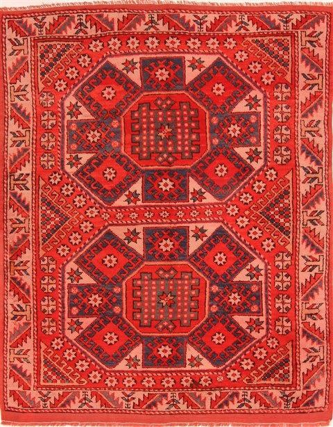 Kazak Red Hand Knotted 48 X 510  Area Rug 253-26617 Image 0
