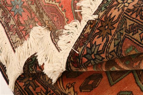 Kazak Orange Hand Knotted 41 X 610 Area Rug 253-26618 Image 4