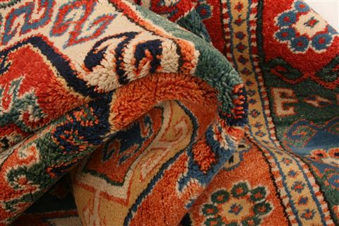 Kazak Red Hand Knotted 46 X 61 Area Rug 253-26620 Image 2