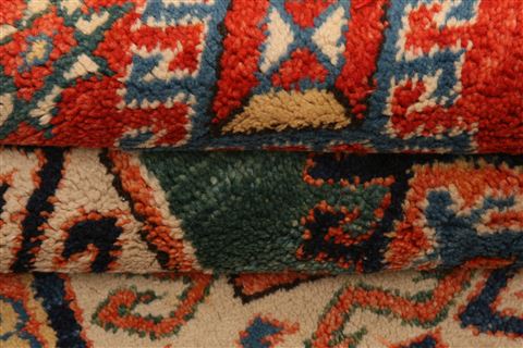Kazak Red Hand Knotted 46 X 61 Area Rug 253-26620 Image 4