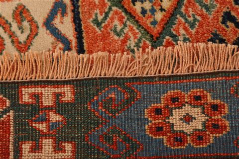 Kazak Red Hand Knotted 46 X 61 Area Rug 253-26620 Image 6