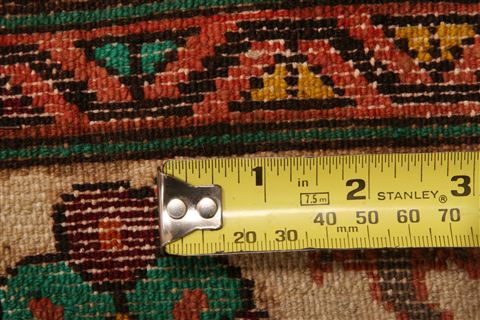Kazak Beige Hand Knotted 41 X 73 Area Rug 253-26621 Image 6