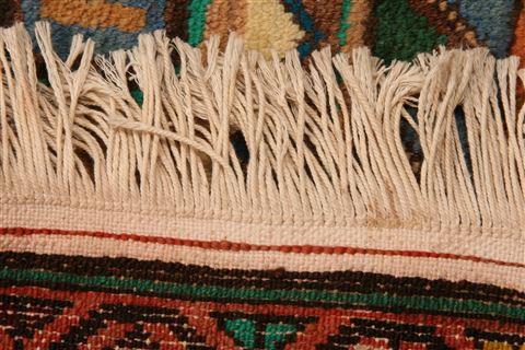 Kazak Beige Hand Knotted 41 X 73 Area Rug 253-26621 Image 7