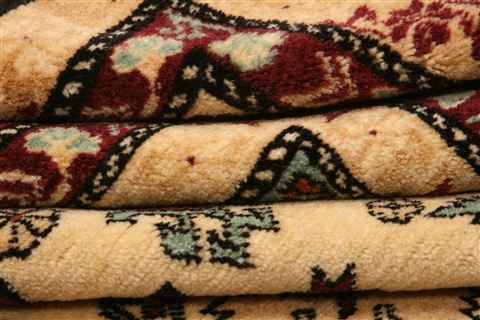 Kazak Beige Hand Knotted 411 X 73 Area Rug 100-26622 Image 4
