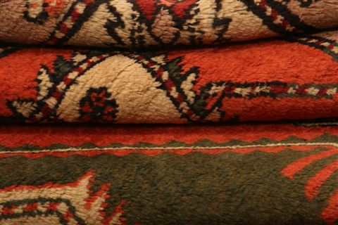 Kazak Red Hand Knotted 51 X 76 Area Rug 253-26625 Image 5