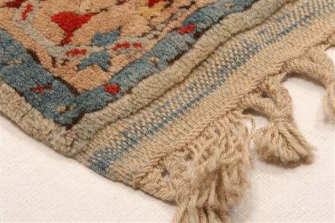 Kazak Beige Hand Knotted 51 X 510 Area Rug 253-26626 Image 8