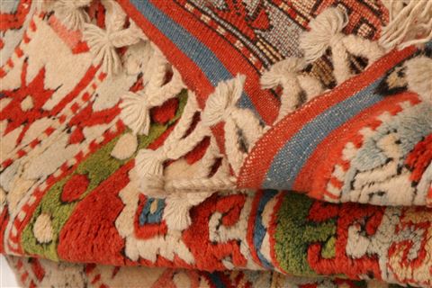 Kazak Red Hand Knotted 53 X 68 Area Rug 100-26627 Image 3