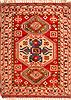 Kazak Red Hand Knotted 53 X 68 Area Rug 100-26627 Thumb 0