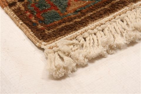Kazak Beige Hand Knotted 47 X 77 Area Rug 100-26630 Image 8