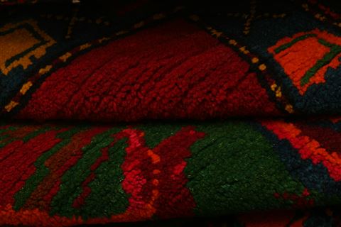Karabakh Red Runner Hand Knotted 44 X 810 Area Rug 253-26633 Image 5