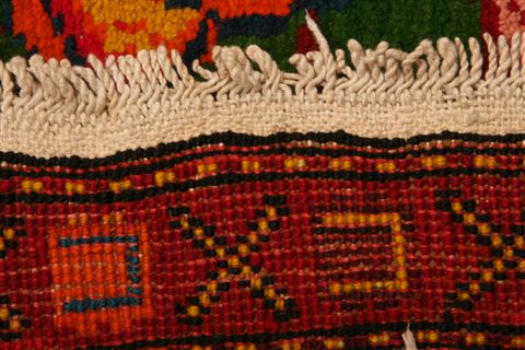 Karabakh Red Runner Hand Knotted 44 X 810 Area Rug 253-26633 Image 7